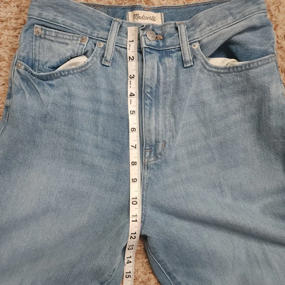 Madewell Womens T26‎ TheMomJean Denim Blue Jeans